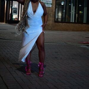 Elegant White Evening Gown